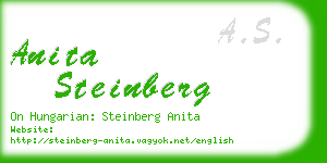 anita steinberg business card